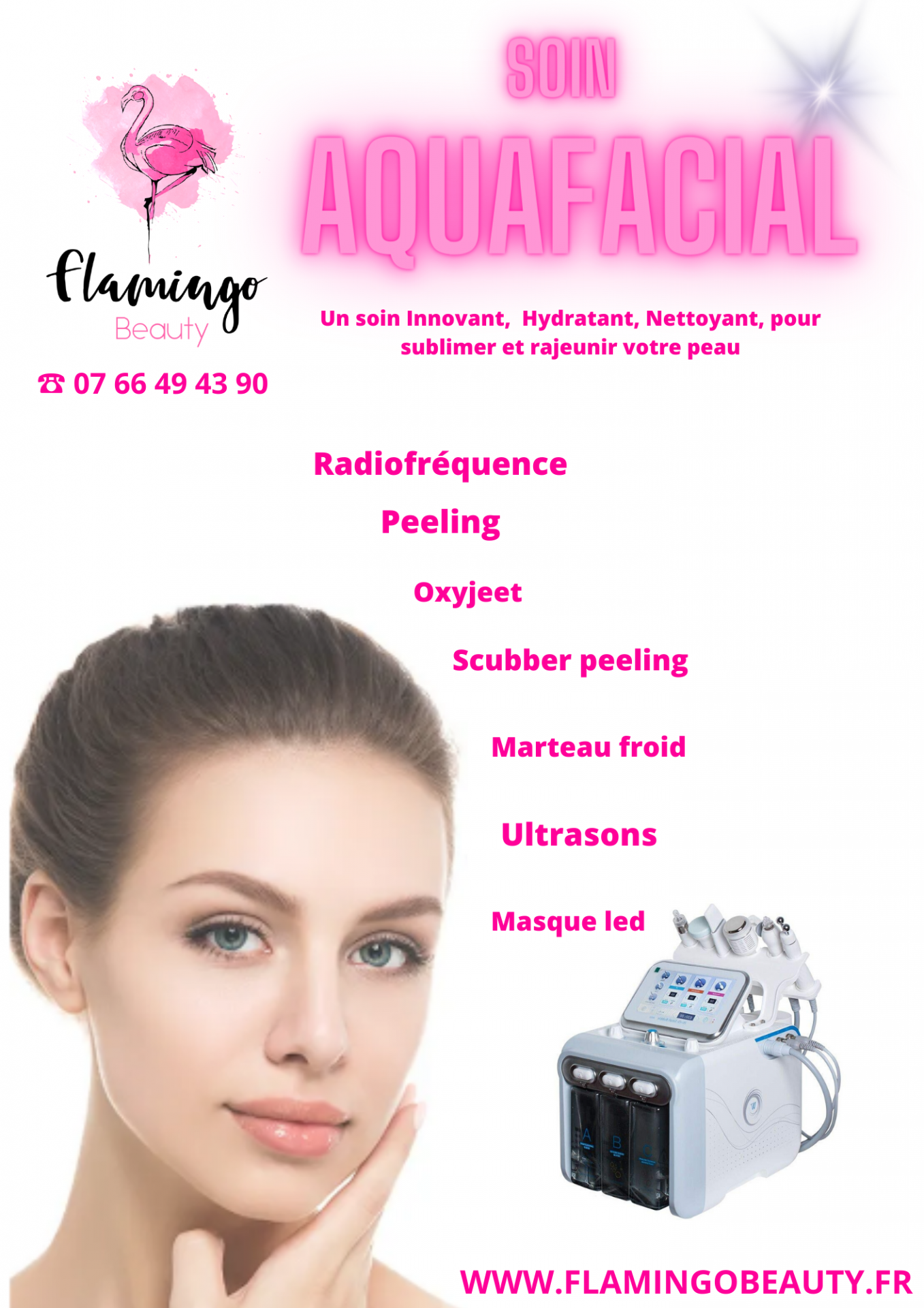 Aquafacial soin visage nettoyage profond Nice