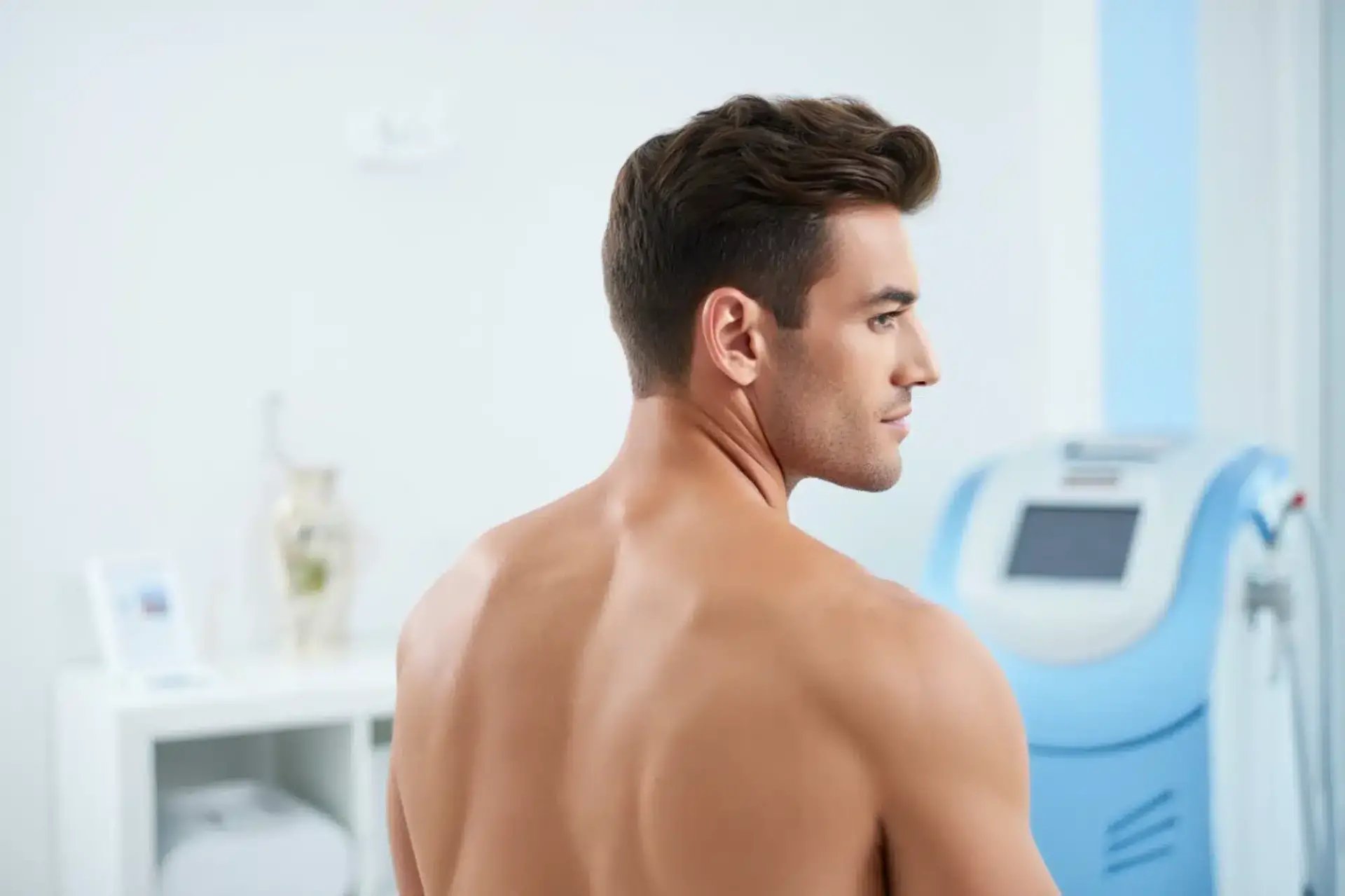 Epilation laser dos homme nice