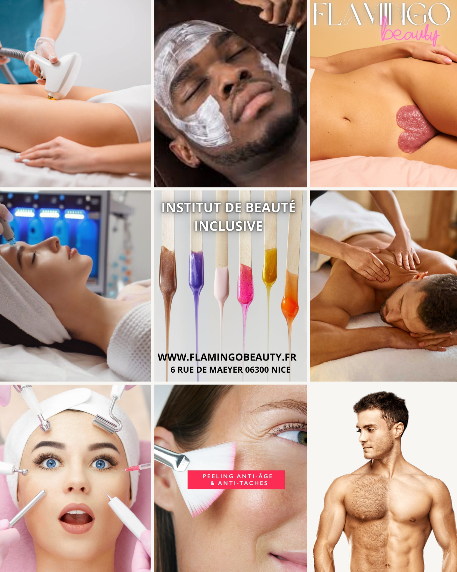 Institut de beauté inclusive nice - Massages - soins