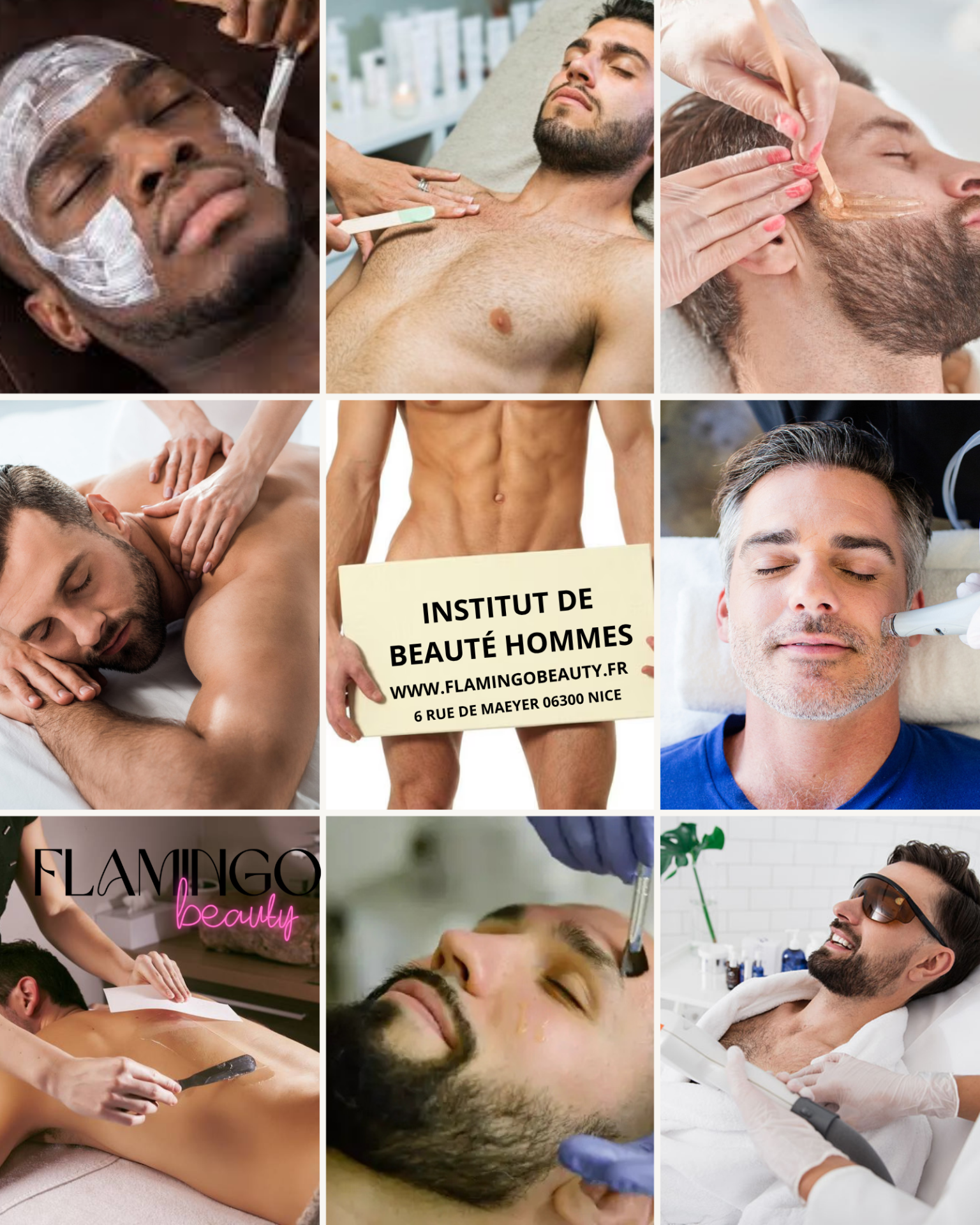 Soins visage hommes nice institut de beaute Nice